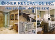 Renovation,  tile installation