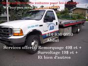 Junk car  Removal la Féraille /Scrap (514 )836-0593.(514)776-7555