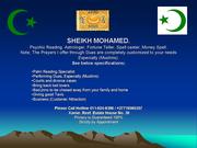 sheikh mohamed for all problems contact him at +27718065257