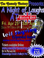 COMEDY SHOW IN BAILEY'S PUB