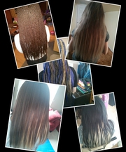 Weave,  braids,  tape-in and other types of African/Black hair extension