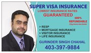 Super Visa Insurance  - lowest price - 403-397-9884