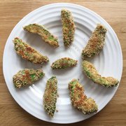 vancouver healthy foods nob, baked avocado fries
