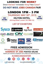 London Job Fair - May 30th,  2019