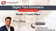 Monthly Plans for Super Visa Insurance