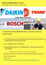 AC Reparation | Rosemere Climatisation et chauffage