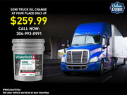 Semi Truck Oil Change Offer