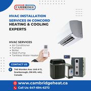 HVAC Installation Services in Concord | Heating & Cooling Experts