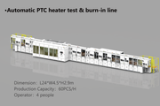 Automatic PTC heater test & burn-in line