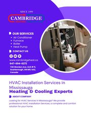 HVAC Installation Services in Mississauga | Heating & Cooling Experts