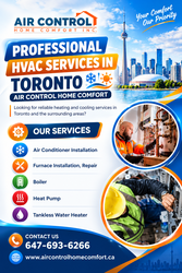 Professional HVAC Services in Toronto - Air Control Home Comfort