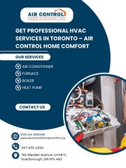 Get Professional HVAC Services in Toronto – Air Control Home Comfort
